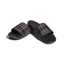 adidas Slides Adilette Comfort with Checkered Pattern in Black - 1 Pair